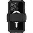 Ghostek NAUTICAL Heavy Duty iPhone 14 Pro Waterproof Case Screen Camera Lens Protector, Belt Clip Holster, MagSafe Magnet Protective Phone Covers Designed for 2022 Apple iPhone14Pro (6.1 Inch) (Black)