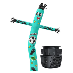 7 FT Inflatable Tube Man with Blower: Soccer Sports Theme Inflatable Dancing Man for Indoor & Outdoor Advertising, Party Decorations, Store Grand Openings, Business & Events (Soccer)