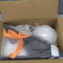 Halloween Decorations Indoor Outdoor, Spooky Ghost Halloween Decor with Witch Broom, Scary Ghosts Decor with LED Lights for Front Porche Yard Garden Home (1Pack)