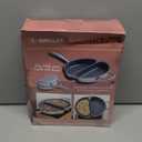 SIRCLES Omelette Pan Double Sided Non Stick Omelette Maker, 3004 Aluminum, Induction Compatible, Dishwasher Safe, PFOA Free, Flip Lock Egg Pan with Spatula & Recipe eBook, Omelette Makers