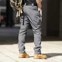 AUTIWITUA Men's Tactical Pants Water Resistant Flex Ripstop Cargo Pants Lightweight Hiking Pants with Multi Pockets(No Belt) (XXL)