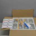 16oz Mason Jars with Lids,Canning Jars, Glass Jars,DIY Crafts for Food Storage,Overnight Oats, Pantry Organization, with Sponge Brush, Labels & Marker,16 Pack