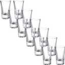 12 Pack heavy base Acrylic Plastic Shot Glasses, Unbreakable shot glass Perfect for Shot Dispenser, Bars, Parties, All Liquor, Cocktails & Family Game Night, (Capacity 1.2 oz Clear 12 Pack)