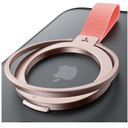 TORRAS 2025 Upgrade (Gen 6.0) Magnetic Phone Grip Holder Kickstand with Braided Strap, Fit for MagSafe Ring Removable, for iPhone 17 16,15, 14, 13 12 Pro/Max Samsung, Google (Rose Gold), Ostand Ring