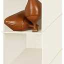 MAX Houser 10-Shelf Hanging Shoe Shelf Organizer, Hanging Shoe Storage for Closet (Beige)