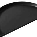 SafBbcue Cast Iron Half Moon Griddle Pan, Griddle Hotplate Compatible with 22 inch Charcoal Grill, Nexgrill, Slow n Sear, VEVOR, Kamado, Big Green Egg 22" Charcoal Kettle Grill Accessories
