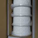 16 oz Creme Brulee Ramekins Oven Safe, Small Souffle Ramekin with lid, Mini Porcelain Ramekins Set with Covers, Small Ceramic Baking Dish Set of 4