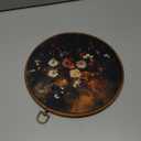 XNXLDYLH Fall Moody Floral Round Framed Wall Art Decor, Dark Academia Cottagecore Hanging Wall Decor Decorations, Vintage Gallery Canvas Prints Wall Art Paintings for Living Room Farmhouse, 10x10 Inch