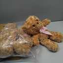 Simgoing 19 Piece Bear Themed Baby Shower Diaper Changing Game Supplies Include 12 inch Bear Dolls Blindfold Diapers Games Prizes for Adult Gender Reveal Raffle Party(Fashion,Pink)