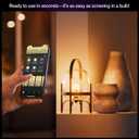 Philips Hue Smart LED A19 Bulb, 1 Pack, White & Color Ambiance, E27 Base, 9.5W, Full Spectrum Light 1000K-20000K, 1100 Lumens, Dimmable LED Bulbs, Works with Alexa, Google,& Apple Home