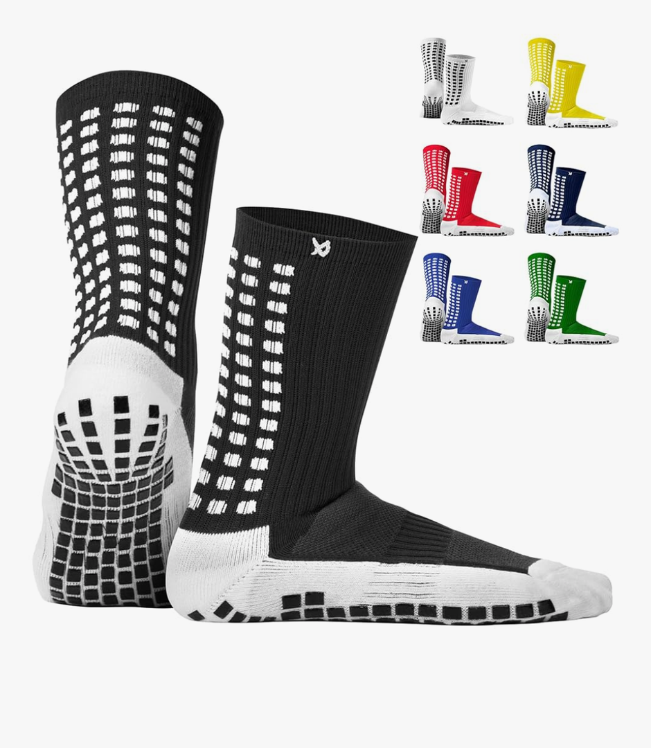 Lux Dual Grip Socks - Soccer Grip Socks for Men and Women. GripArray Performance & Comfort small