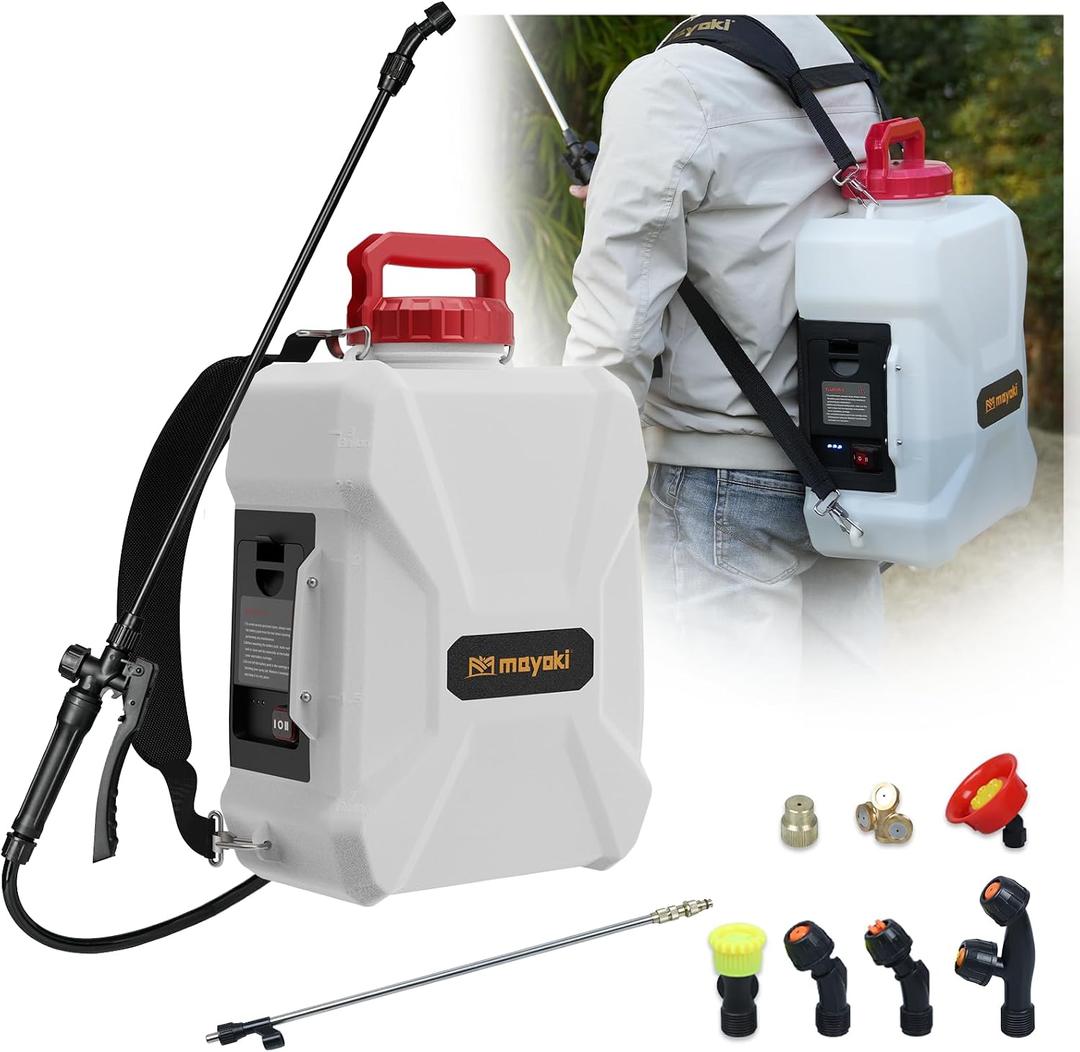 3Gal Battery Powered Garden Sprayer Compatible with Milwaukee 18V Battery