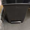 Rubbermaid Premier Series III Step-On Trash Can for Home and Kitchen, with Stainless Steel Rim, 12.4 Gallon, Charcoal, for Home/Kitchen/Garage/Apartment/Office