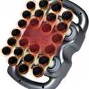 HYUVCX 24 Head Massage Set, Massage Deep Tissue Portable with 9 Modes 99 Intensities, Massager for Legs, Neck, Waist, Back, Body Muscles Pain Relief (Gray)