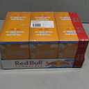 Red Bull Amber Edition Sugar Free Energy Drink, Strawberry Apricot, with 114mg Caffeine plus Taurine & B Vitamins, 12 Fl Oz, 6 Packs of 4 Cans (Pack of 24), Best By 06/30/26