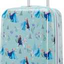 American Tourister Disney Frozen Carry-On Luggage - Airline Approved, Durable Hardshell with Favorite Frozen Characters - Roll Confidentially with Spinner Wheels & Colorful Adjustable Handle