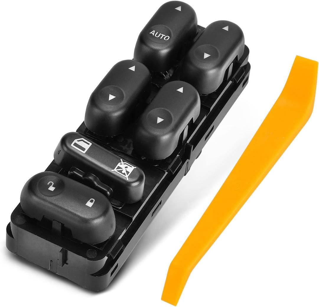 YHTAUTO Master Power Window Switch Driver Side Replacement for 2002-2007 Ford Escape, 2001-2006 Mazda Tribute, 2005-2007 Mercury Mariner, 11 Pins, One Auto Up and Down Window Control Switch