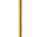 Freestanding Toilet Paper Holder Stand, 4.57 LB Weighted Base Toilet Paper Stand with Pivoting Arm, 304 Stainless Steel Floor Toilet Roll Holder No Drilling, 25.6 Inch, Gold
