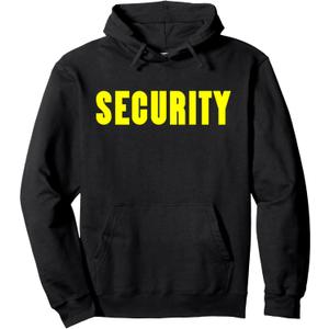 Security Guard for Security Staff Pullover Hoodie, Size L