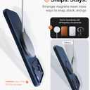 TORRAS Magnetic Slim Fit for iPhone 17 Pro Case 6.3 inch, Ultra-Thin, Compatible with MagSafe, Lightweight Matte Anti-Scratch Hard PC Cover Phone Case for iPhone 17 Pro OriginFit, Deep Blue