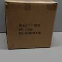 15in White Milk Glass Ceiling Light Fixture, LED Bulb Included, Vintage Semi Flush Mount Pendant Light Antique Brass Mid Century Art Deco Chandelier for Kitchen Dining Room Hallway Bedroom