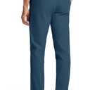 M MAELREG Mens Golf Pants 8 Pockets Water-Resistant -30"/32"/34" Lightweight Stretch Business Casual Work Mens Dress Pants (Blue Indigo)