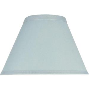 Aspen Creative 58728A Transitional Hardback Empire Shape UNO Construction Lamp Shade in Powder Blue, 4" Top x 9" Bottom x 6-1/2" Slant Height, Slip UNO 33mm
