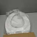 BEMIS 7900TDGSL Commercial Heavy Duty Closed Front Toilet Seat with Cover, Industrial No Slam Seat with Secure Installation, Made in USA, Elongated, White