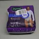 Depend Night Defense Adult Diapers, Incontinence Underwear for Men, Disposable, Overnight, Large, Grey, 14 Count, Packaging May Vary