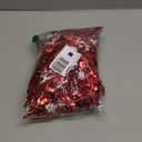 4 Strings Total 26.4 ft Christmas Snowflake Tinsel Garlands  Each 6.6 ft Red and White Metallic Holiday Garland for Christmas Tree, Mantel, Party, and Winter Decorations