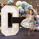 imprsv Marquee Light Up Letters, 3FT Marquee Letters for Birthday Baby Shower Wedding Decorations Light Up Letters for Engagement Party Decor, Large Marquee Letters for Party Decorations, Letter C