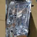 Factory Quad Style Chrome Housing Amber Corner Headlight Headlamp | For 2009 2010 2011 2012 2013 2014 2015 2016 2017 2018 Dodge Ram 1500, 10-18 Dodge Ram 2500 3500 | Driver and Passenger Side