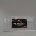 EBANKU Poly Gel Nail forms for Finger & Toes, 160PCS Reusable Square Dual forms Extension for Large Wider Normal Finger &Toe Nail Beds, 16 Sizes 000 to 13, Wide Square- 160P