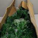 7'Pre-Lit Christmas Tree Fiber Optic Multicolor LED Lights