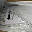Huuger White Dresser with 5 Drawers & Charging Station, Tall Dresser