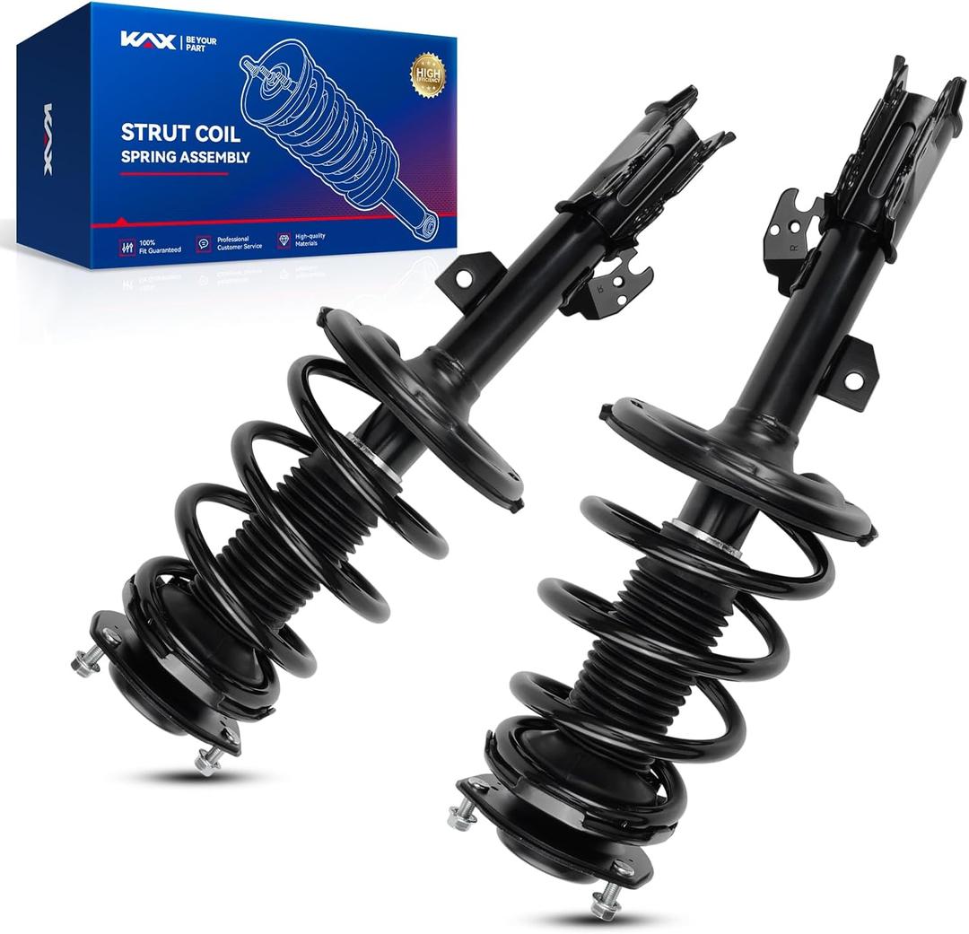 KAX Quick Front Struts for Toyota 2007 2008 2009 2010 2011 Camry 2.4L Front Shocks Quick Struts Complete Assembly with Coil Spring Set of 2, Replace 172307 172308