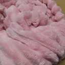 YONJION Electric Heated Blanket Throw, Heating Blanket Throw with 4 Timer Settings & 6 Heat Settings, Best Winter Gifts for Men and Women, White Elephant Gifts for Adults (50x60 Inch, Pink)