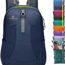 sinotron 22L Lightweight Packable Hiking Backpack, Small Hiking Backpack Day Pack for Women Men Travel Camping Vacation (Dark Blue)