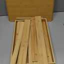 Kathfly Extra Large Drawer Organizer Kitchen Utensils Expandable 21.4 to 36 Inches Wid, Adjustable Bamboo Silverware Tray Cutlery Utensile Flatware Organizer Holder Drawer Divider for Spoons and Forks