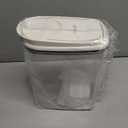 Large Storage Container 10.56 Qt, Container with Pop Up Lid and Handle for Food Storage and Kitchen Pantry Organization