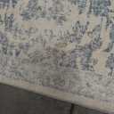 PureCozy Blue Area Rug 8x10 Vintage Floral
Washable, Non Slip, Soft Low Pile, Neutral, Farmhouse, Indoor Carpet for Living Room, Bedroom, Dining Room, Retro Home Decor