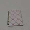 Qnhij Coquette Pink Ribbon Bow Spiral Notebook 5.5x8.3, Preppy Coquette Journal, Girly Preppy Bow Journal, Coquette Girly Office Supplies, Aesthetic Notebooks for Women