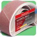 318 Inch Belt Sander Sanding Belt, 21 Pack Belt Sander Paper 40/60/80/120/180/240/400 Grits Assortment Aluminum Oxide Sanding Belts for Belt Sander Knife Sharpening Wood Metal Polishing
