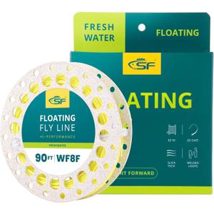 SF Fly Fishing Line with Two Welded Loops Weight Forward Floating Fly Lines Trout 90FT WF2 3 4 5 6 7 8 9F Multi-Color Freshwater