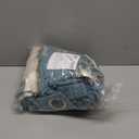 SLOW SOUL Set of 2 Panels Embroidered Birds 80% Blackout Curtains for Living Room Bedroom Dining Room Curtains & Drapes High-end Curtain with Grommet Top Darkcyan Cloth 49W X 84L inch (2 Panels)