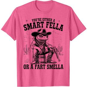 You're Either A Smart Fella Or A Fart Smella Funny Frog T-Shirt XL