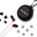 Symphonized ALN 2.0 Premium Genuine Wood in-Ear Noise-isolating Headphone, Earbud, Earphones with Innovative Shield Technology Cable and Mic (Silver)