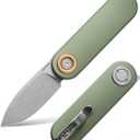 Vosteed Corgi V Small Pocket Knife for Men Women Gifts, 2.36" 14C28N Blade EDC Folding Knife, Patented Vanchor Lock Gentleman's Pocket Knives, Aluminum Handle - A3702