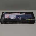 SABLUTE Wireless Keyboard and Mouse Combo Backlit - Compact Quiet Keyboard with RGB Mouse, Rechargeable, Slim, Sleep Mode, Portable Cordless Keyboard Mouse Set for Mac, Windows, Laptop (Space Gray)