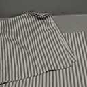 JELLYMONI 100% Natural Cotton Striped Pillowcases Set, 2 Pack White and Grey Stripes Pattern Printed Pillow Covers with Envelope Closure(Pillows are not Included)(King(20×36inches))